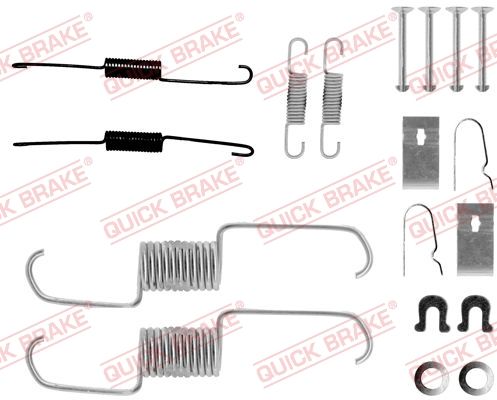 QUICK BRAKE Lisakomplekt, Piduriklotsid 105-0743